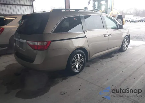 2011 Honda Odyssey Ex-L z USA, uszkodzony, nr VIN 5FNRL5H6XBB026890